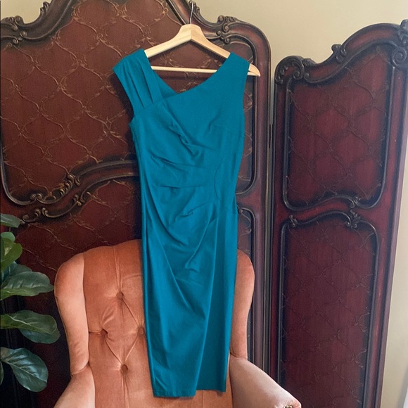 Elegant Teal Dress - Picture 1 of 3